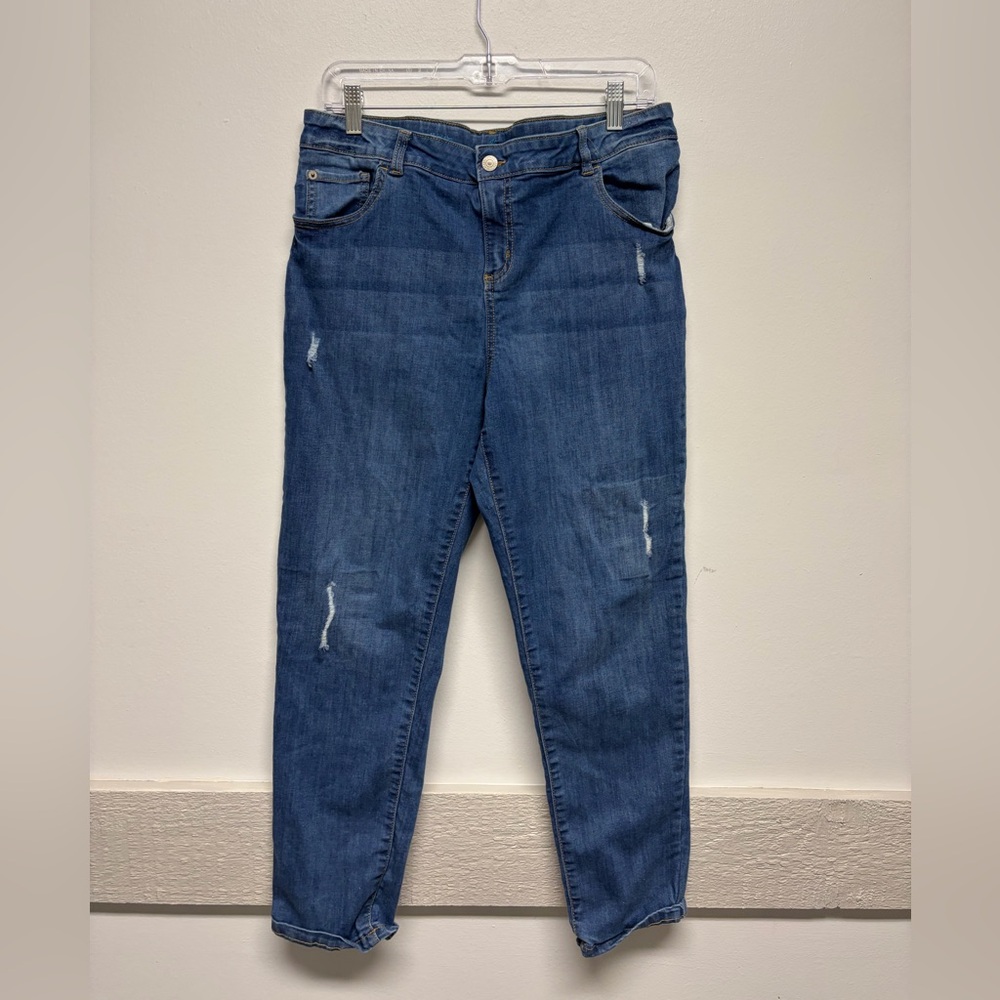 Girls Plus Cropped Jeans